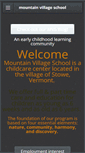 Mobile Screenshot of mountainvillageschool.com
